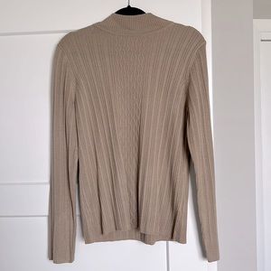 Tan/beige knit sweater
